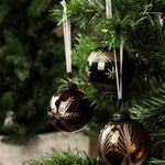 Amina Glass Bauble Green/Gold - Pure Apotheca