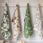 An Enchanted Christmas 100% Linen Tea Towel - Pure Apotheca