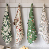 An Enchanted Christmas 100% Linen Tea Towel - Pure Apotheca