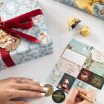 "An Enchanted Christmas" Christmas Stickers Pack 45pk - Pure Apotheca
