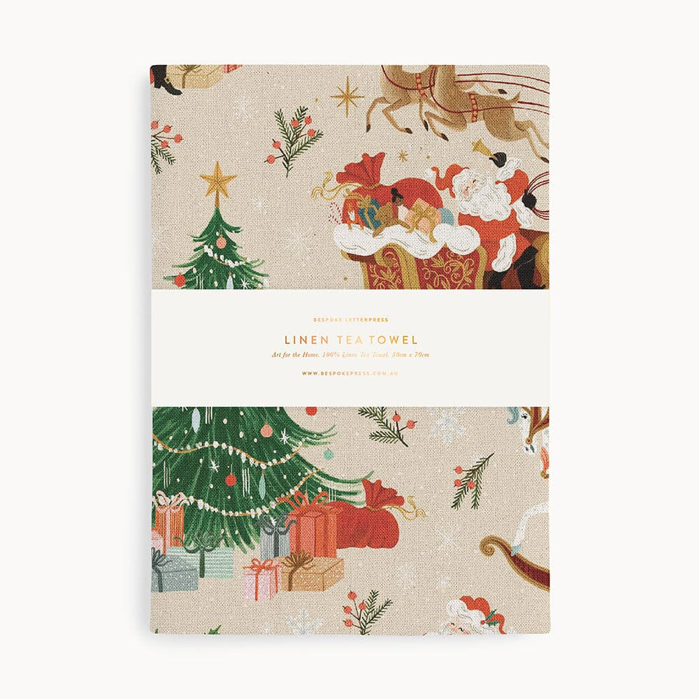 An Enchanted Christmas Tea Towel - Pure Apotheca