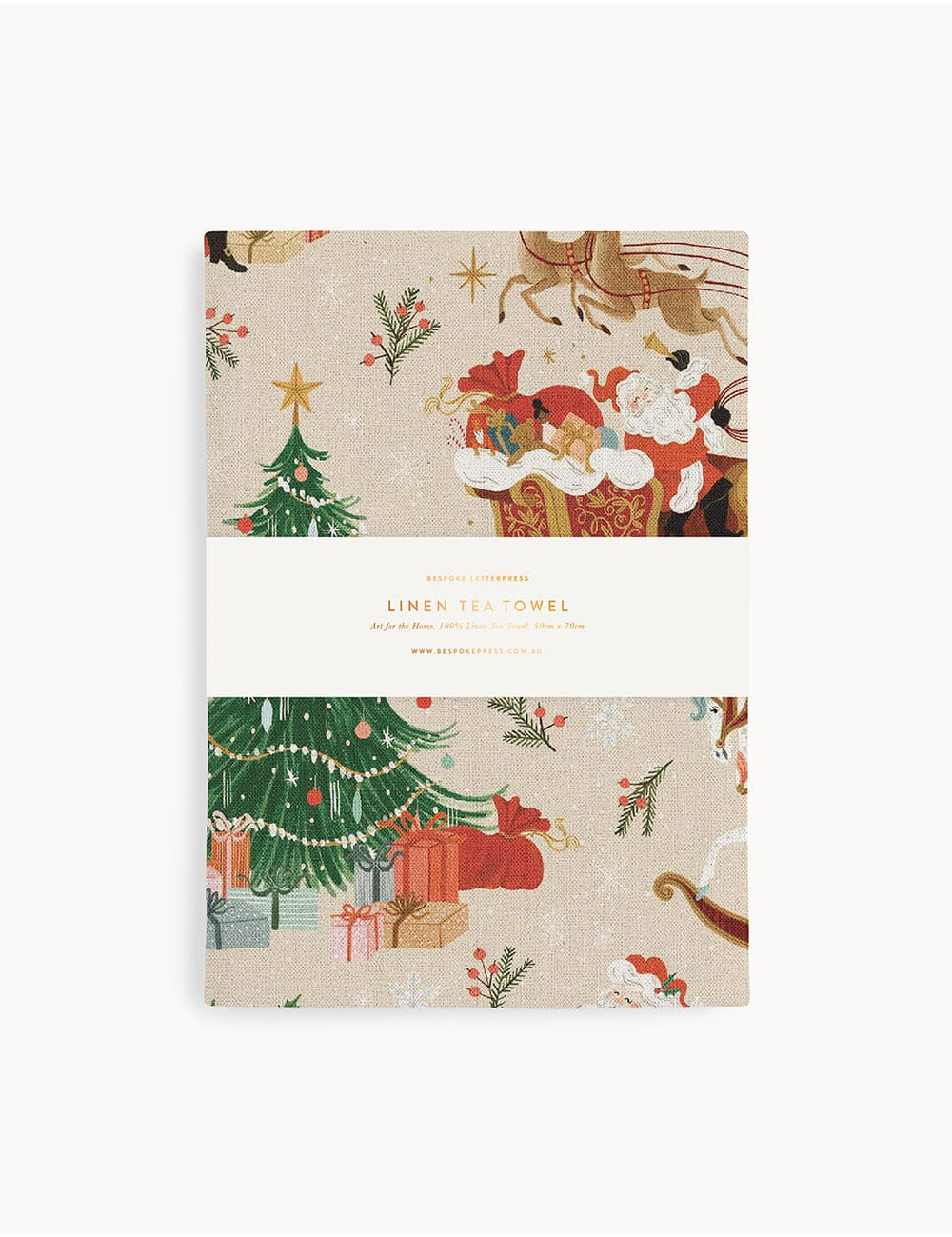 An Enchanted Christmas Tea Towel - Pure Apotheca