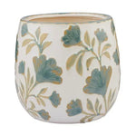 Anchal Ceramic Pot 24x23cm Blue/Olive - Pure Apotheca