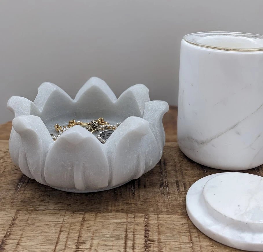 Anthesis Marble Trinket Bowl - Pure Apotheca