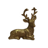 Antique Gold Laying Deer - Pure Apotheca