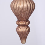 Antiqued Glass Hanging Finial Bronze Small - Pure Apotheca