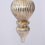 Antiqued Glass Hanging Finial Gold Large - Pure Apotheca