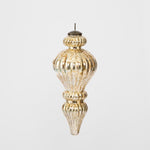 Antiqued Glass Hanging Finial Gold Small - Pure Apotheca