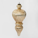 Antiqued Glass Hanging Finial Gold X Large - Pure Apotheca