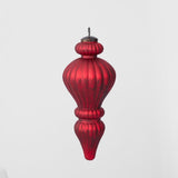 Antiqued Glass Hanging Finial Red Small - Pure Apotheca