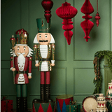 Antiqued Glass Hanging Finial Red XLarge - Pure Apotheca