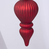 Antiqued Glass Hanging Finial Red XLarge - Pure Apotheca