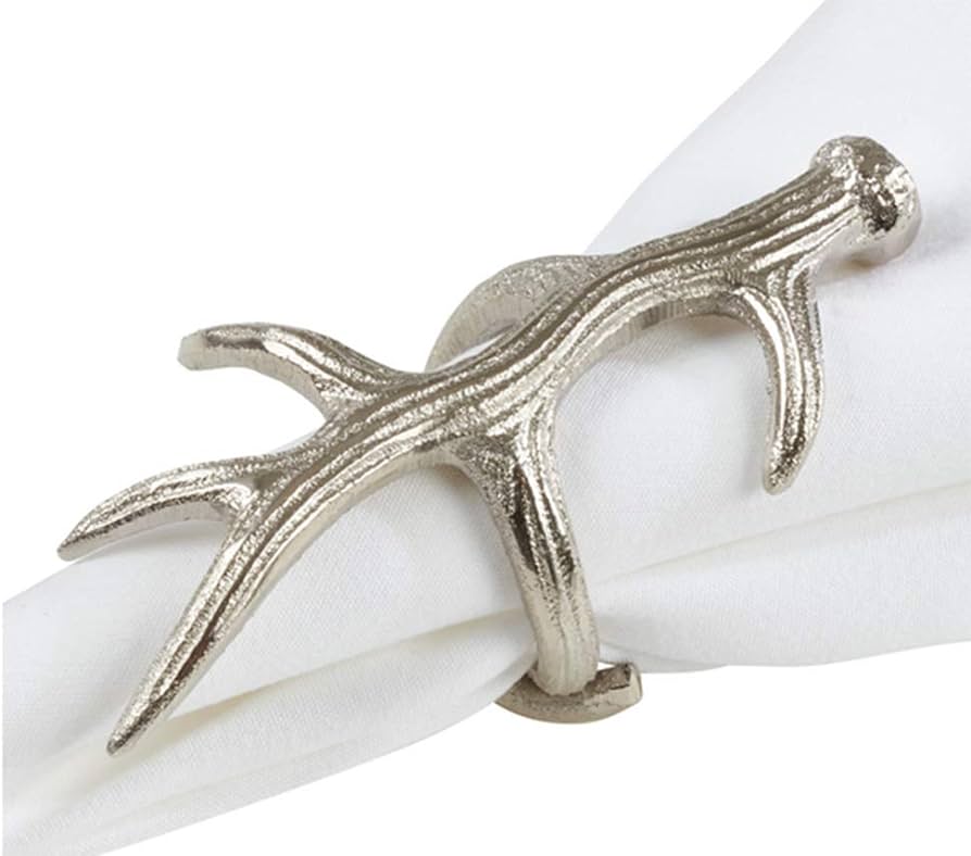 Antler Napkin Ring Silver - Pure Apotheca