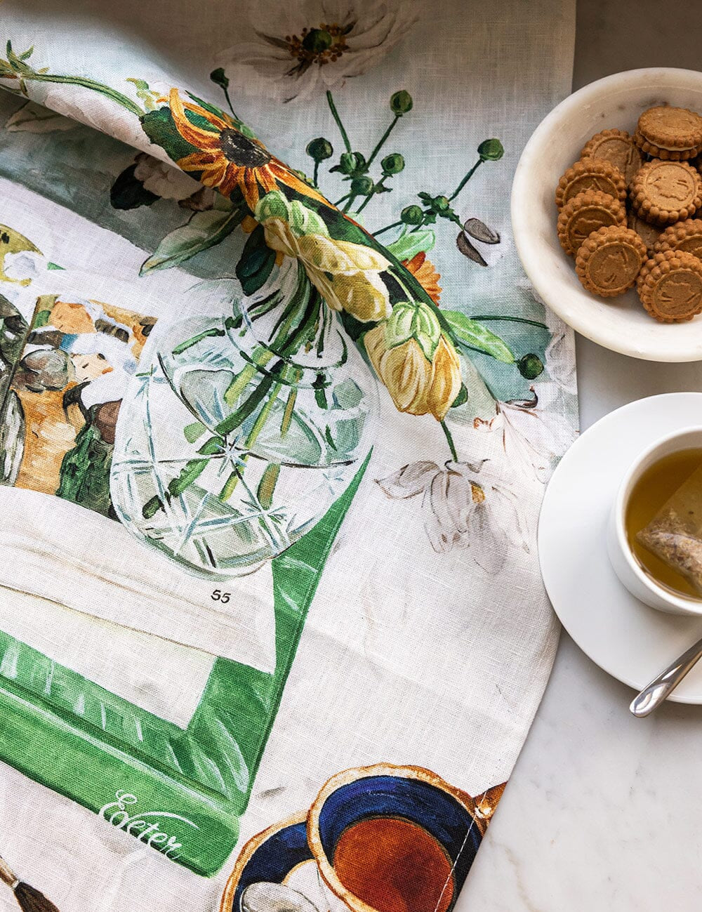 April Blooms Tea Towel - Pure Apotheca