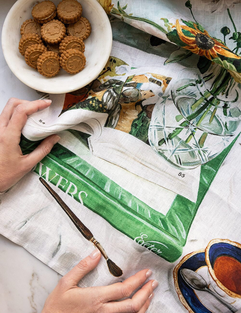 April Blooms Tea Towel - Pure Apotheca