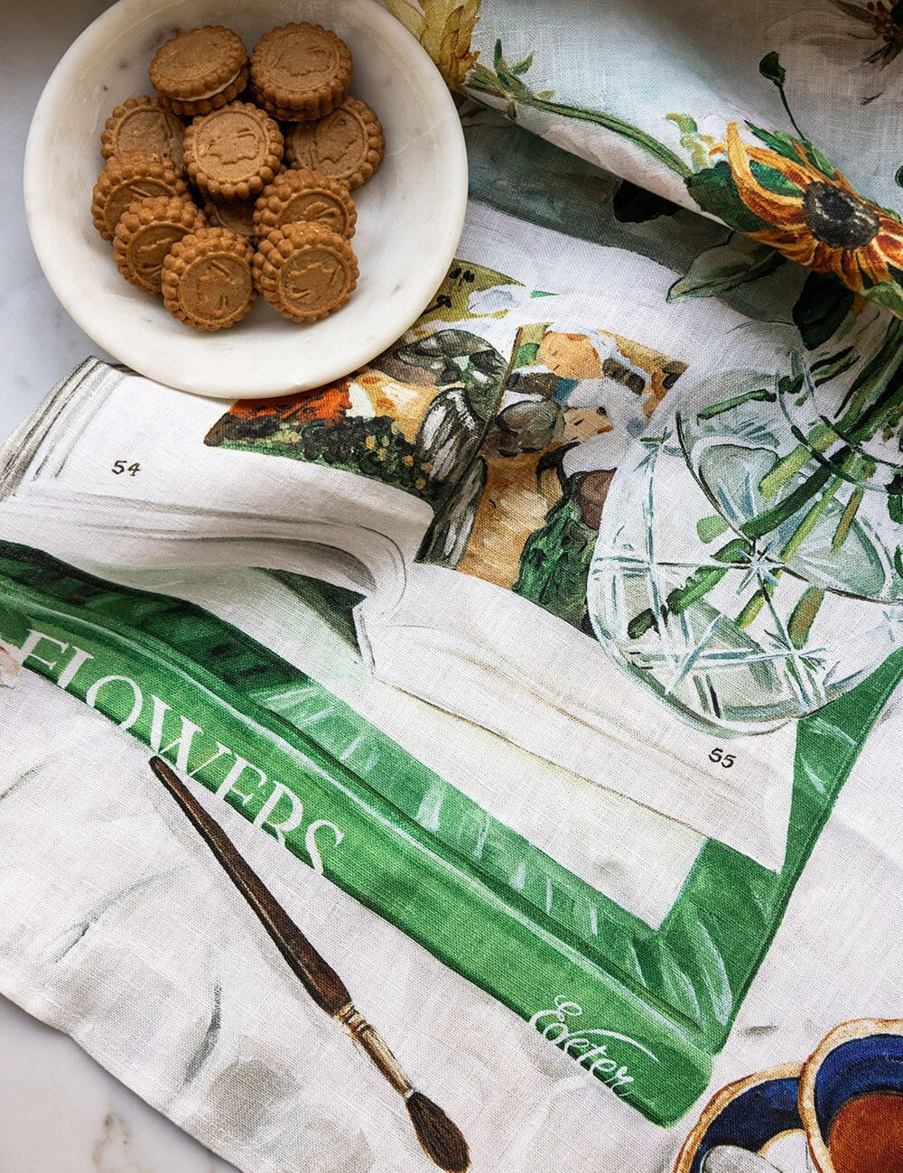 April Blooms Tea Towel - Pure Apotheca