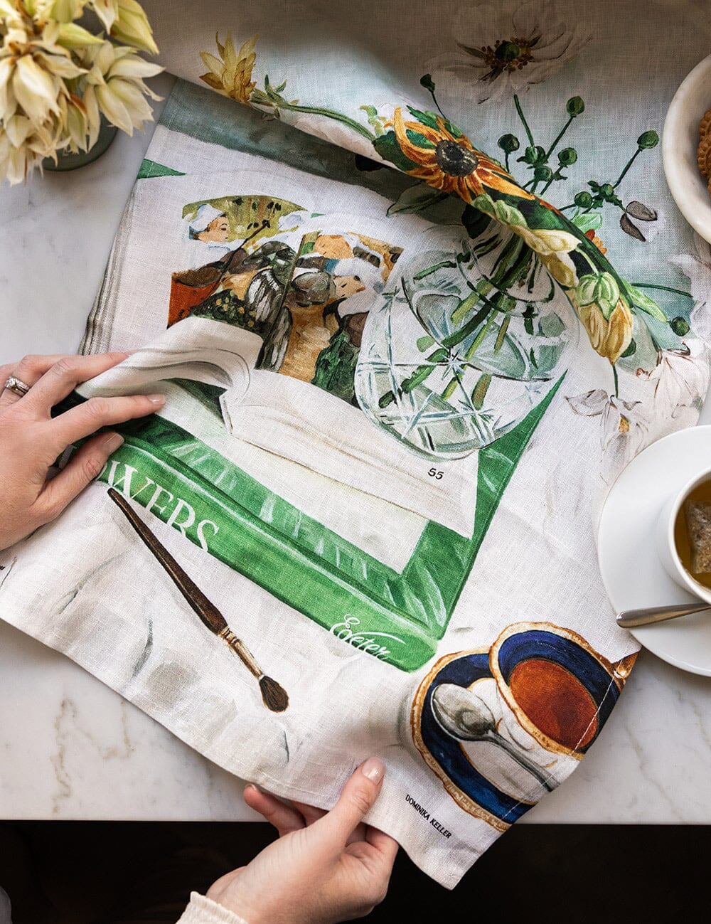 April Blooms Tea Towel - Pure Apotheca