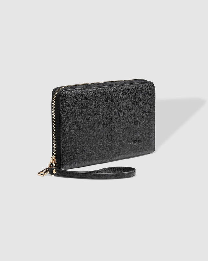 Arabella Travel Wallet Black - Pure Apotheca