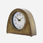 Arched Mantle Clock in Antique Brass - Pure Apotheca