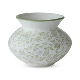 ARLES GREEN STAMPED VASE LRG - Pure Apotheca