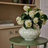 ARLES GREEN STAMPED VASE LRG - Pure Apotheca