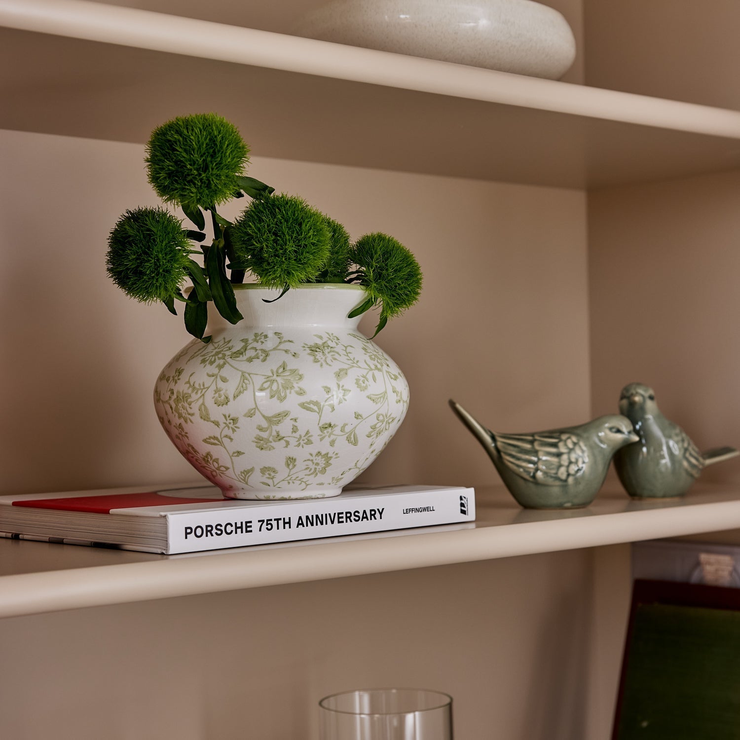 ARLES GREEN STAMPED VASE SML - Pure Apotheca