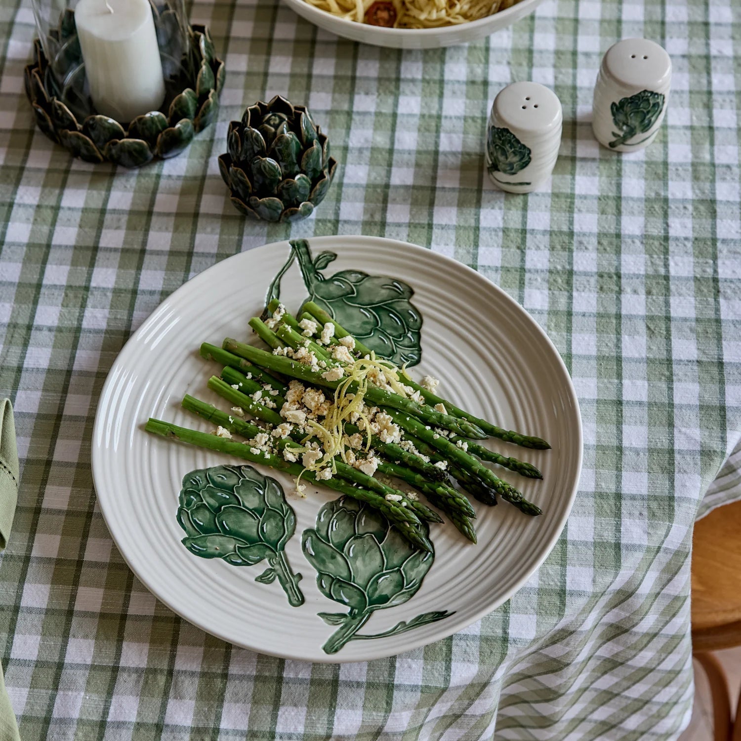 ARTICHOKE LARGE ROUND PLATTER - Pure Apotheca