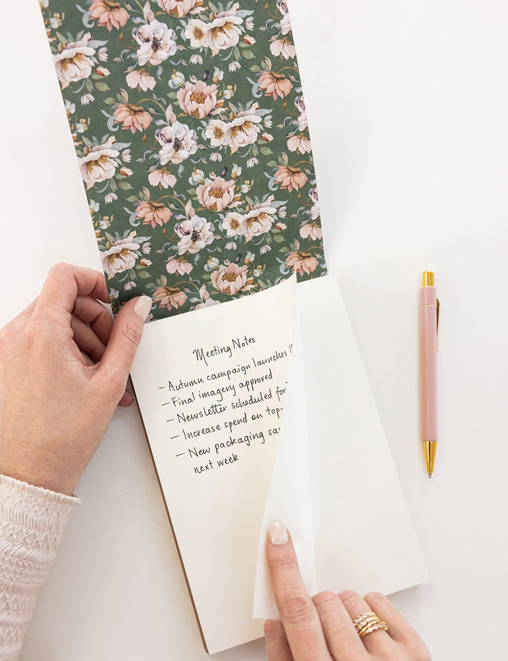 Ashbourne Garden Notepad Desktop Jotter - Pure Apotheca