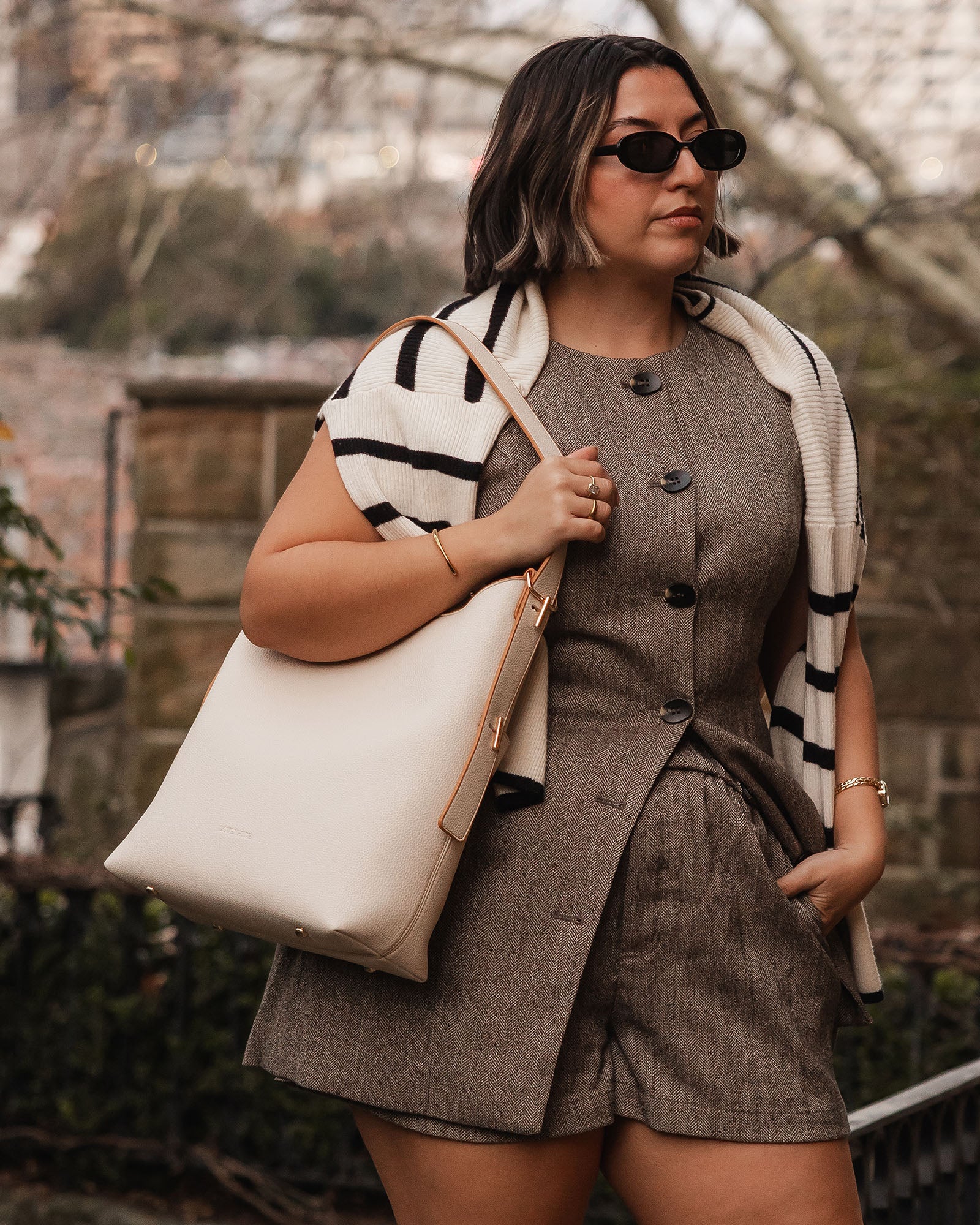 Audrey Bucket Bag Vanilla - Pure Apotheca