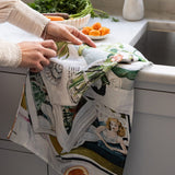 August Blooms Linen Tea Towel - Pure Apotheca