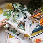 August Blooms Linen Tea Towel - Pure Apotheca