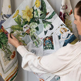 August Blooms Linen Tea Towel - Pure Apotheca