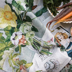 August Blooms Linen Tea Towel - Pure Apotheca