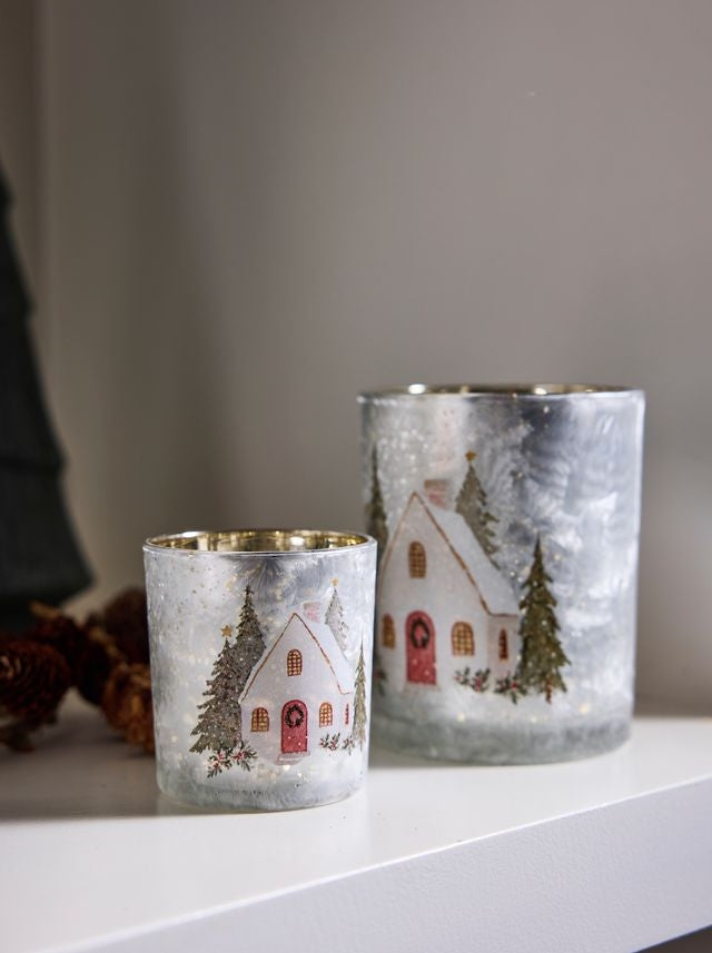 Aurelia Snowy Cottage Votive Large - Pure Apotheca