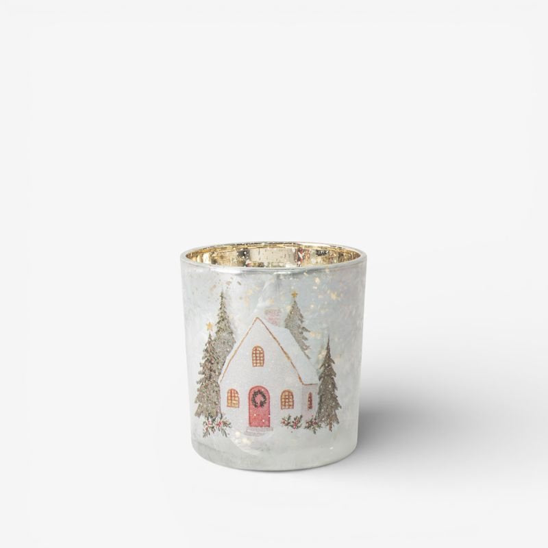 Aurelia Snowy Cottage Votive Small - Pure Apotheca