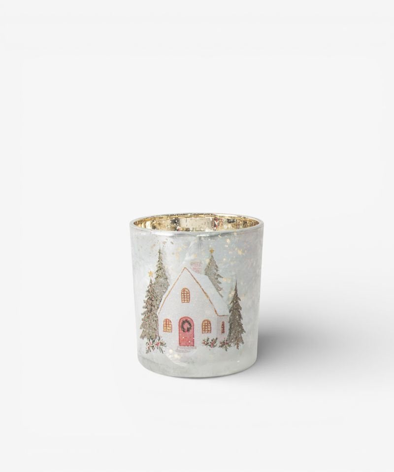 Aurelia Snowy Cottage Votive Small - Pure Apotheca