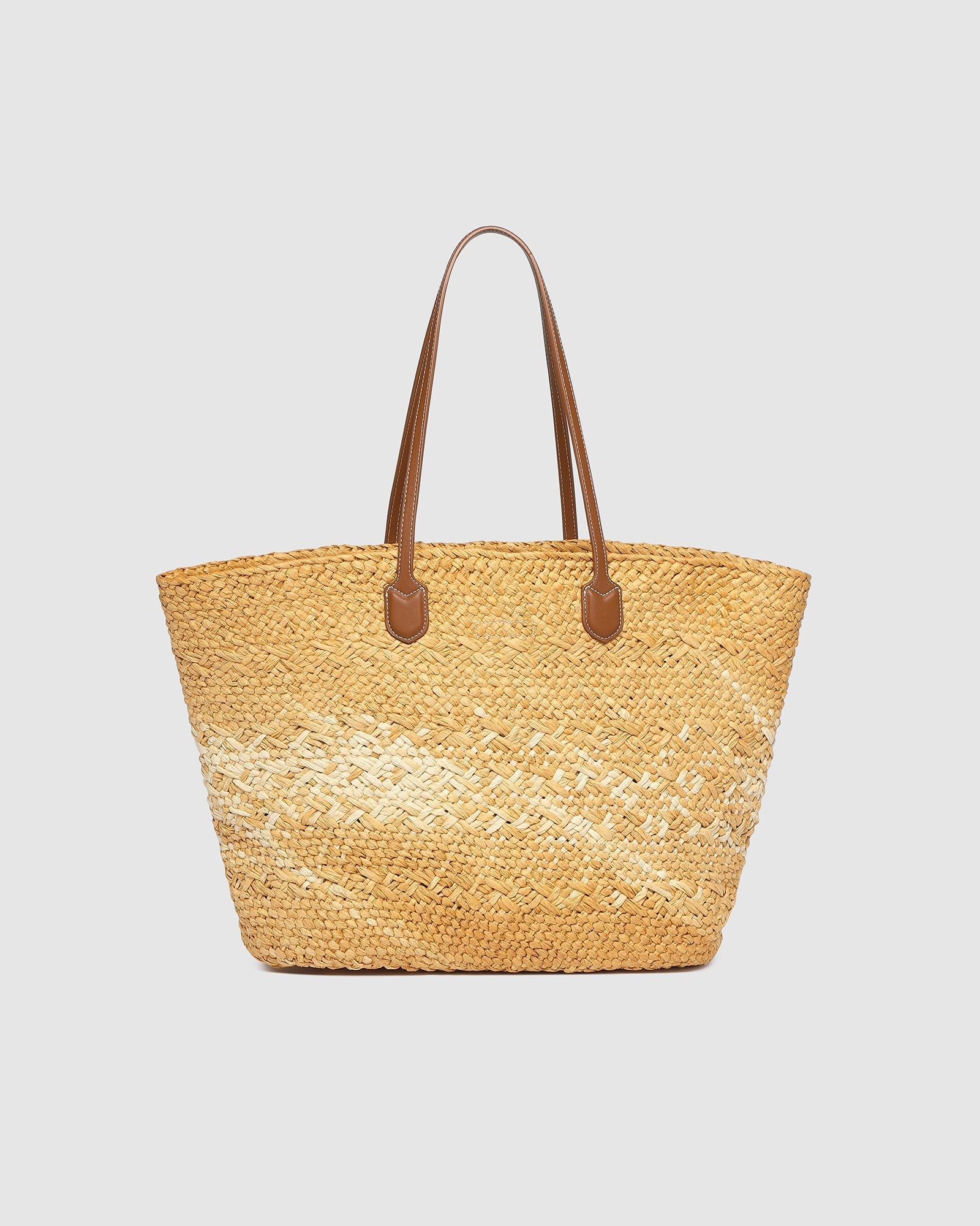 Ava Basket Tote - Natural Raffia - Pure Apotheca