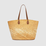Ava Basket Tote - Natural Raffia - Pure Apotheca