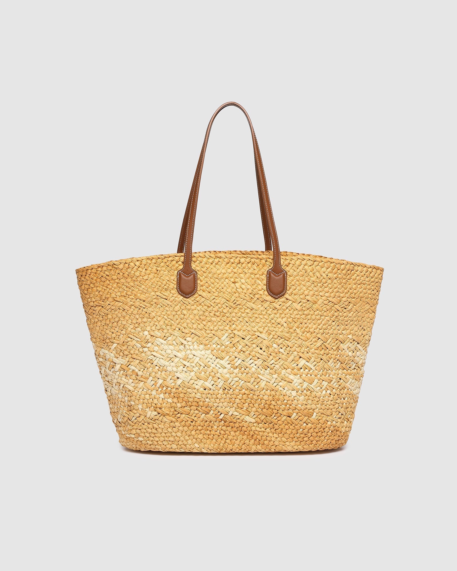 Ava Basket Tote - Natural Raffia - Pure Apotheca