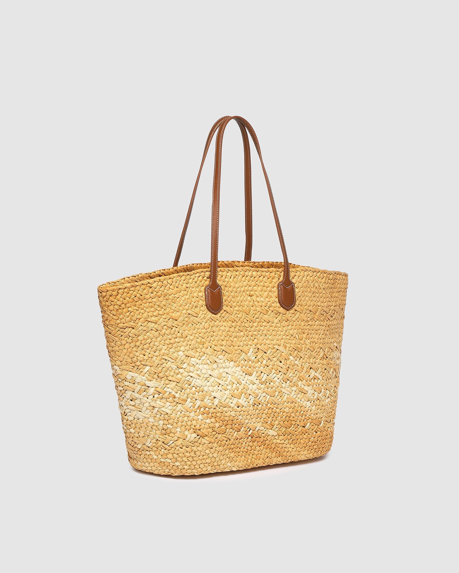 Ava Basket Tote - Natural Raffia - Pure Apotheca