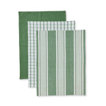 AVERY SPRUCE GREEN TEATOWEL 3PK - Pure Apotheca