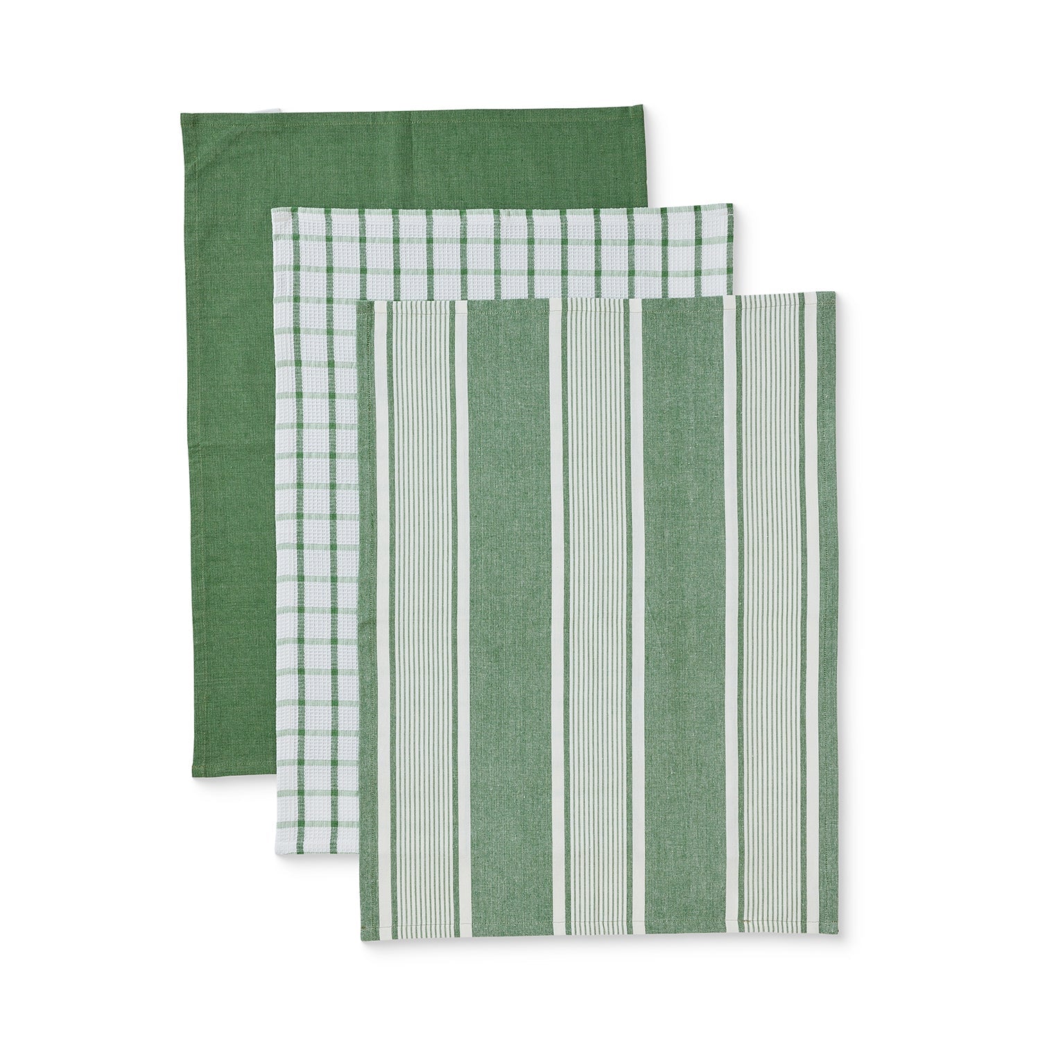 AVERY SPRUCE GREEN TEATOWEL 3PK - Pure Apotheca