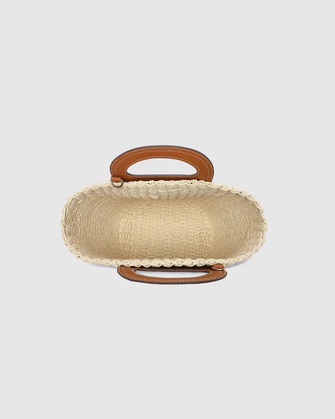 Avoca Basket Bag Natural Tan - Pure Apotheca