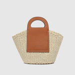 Avoca Basket Bag Natural Tan - Pure Apotheca