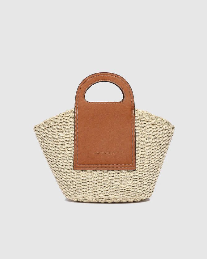 Avoca Basket Bag Natural Tan - Pure Apotheca