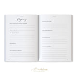 Baby Book with Keepsake Box Oatmeal Linen - Pure Apotheca