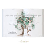 Baby Book with Keepsake Box Oatmeal Linen - Pure Apotheca