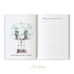 Baby Book with Keepsake Box Oatmeal Linen - Pure Apotheca