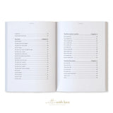 Baby Book with Keepsake Box Oatmeal Linen - Pure Apotheca