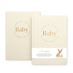 Baby Book with Keepsake Box Oatmeal Linen - Pure Apotheca